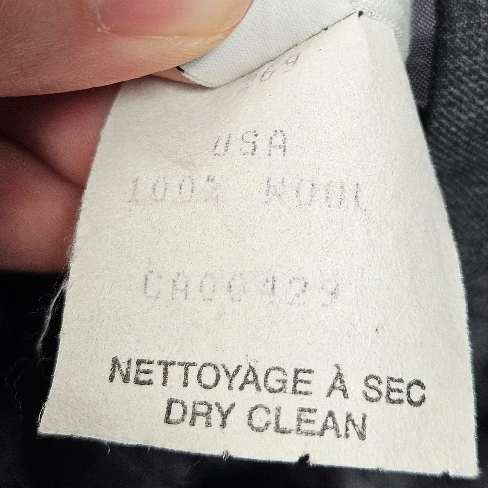 Peter Millar Blazer Mens 48R Gray Wool Two Button Double Vented Suit Jacket‎